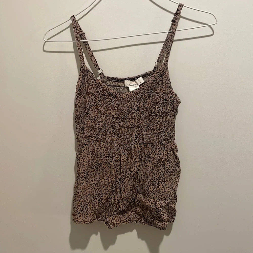 Urban Romantics Cheetah Spaghetti Strap Tank